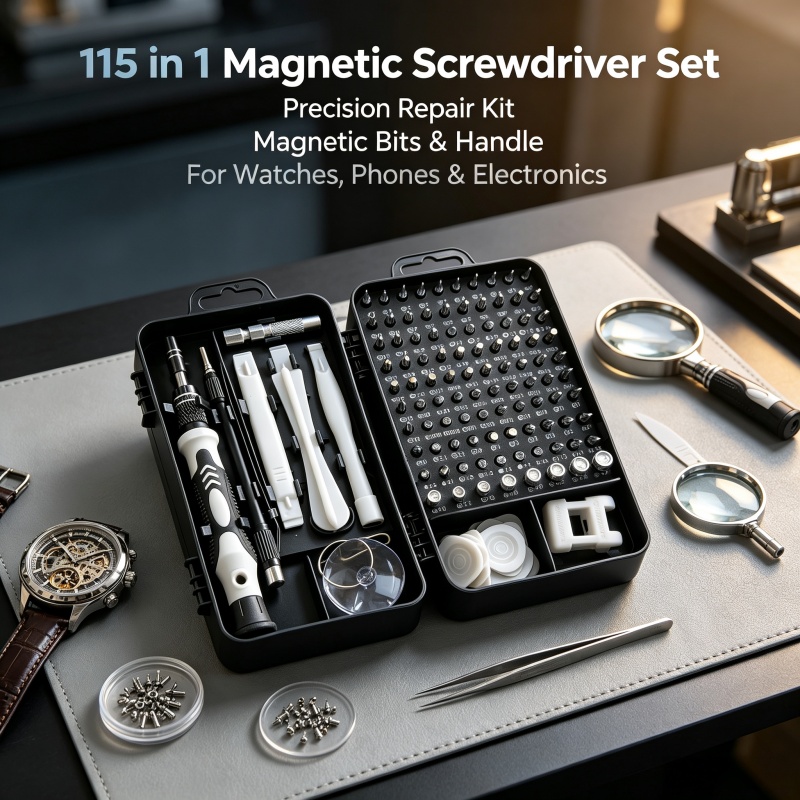 Electronic Repair Tutorial - Ensemble de tournevis de précision 115-en-1,