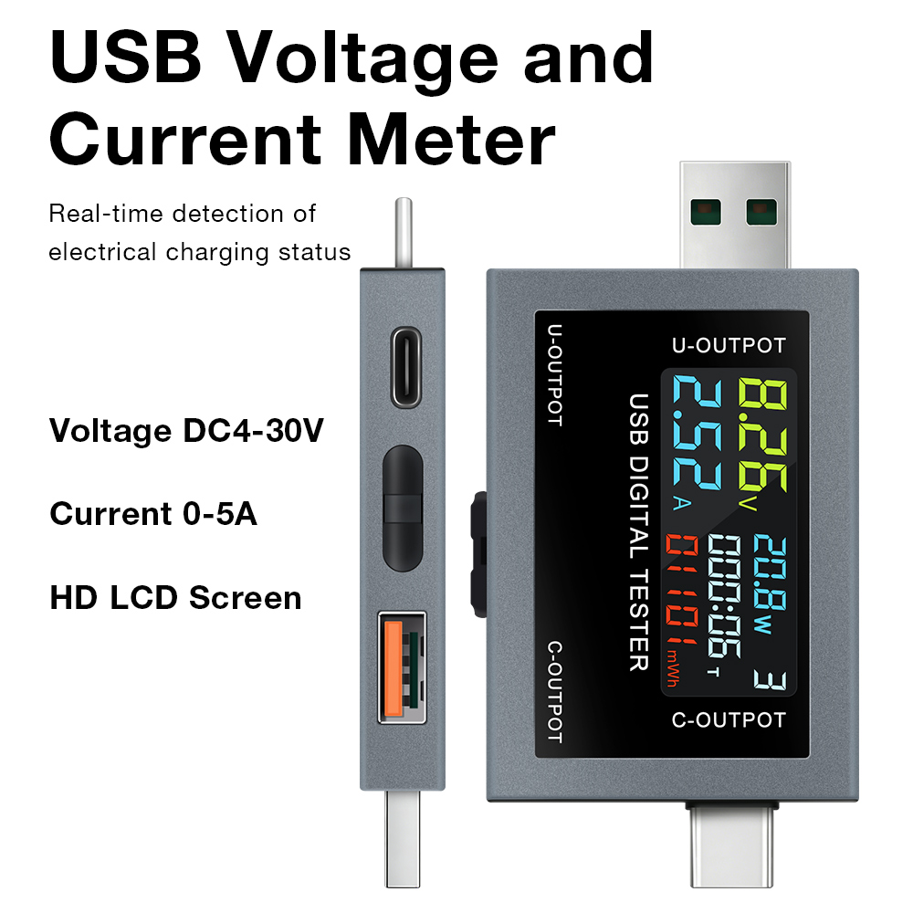 Usb Ammeter Tester - Testeur de charge USB Type-C DC