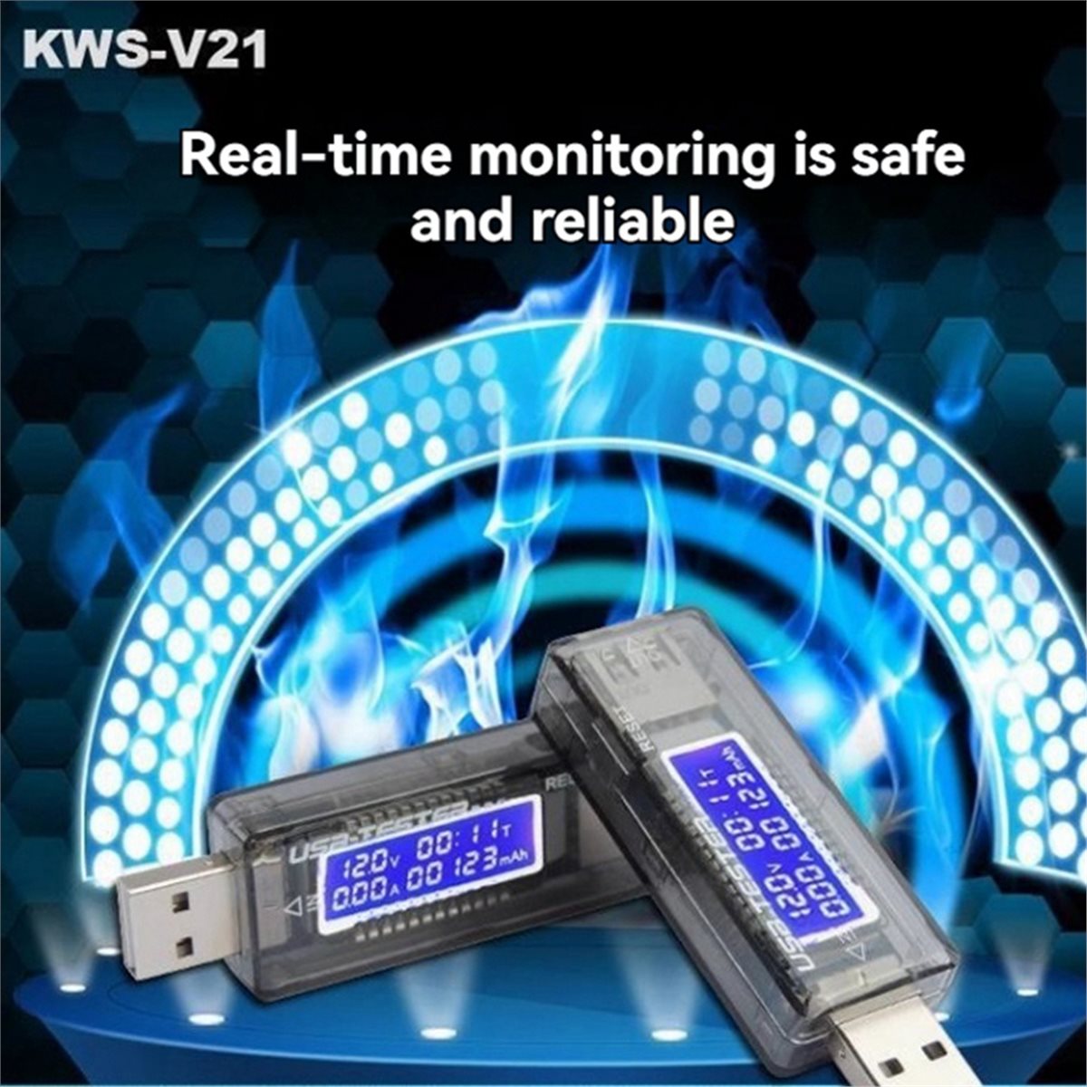 Usb Ammeter Tester - Testeur USB DT75BG KWS-V21 QC2.0 DC