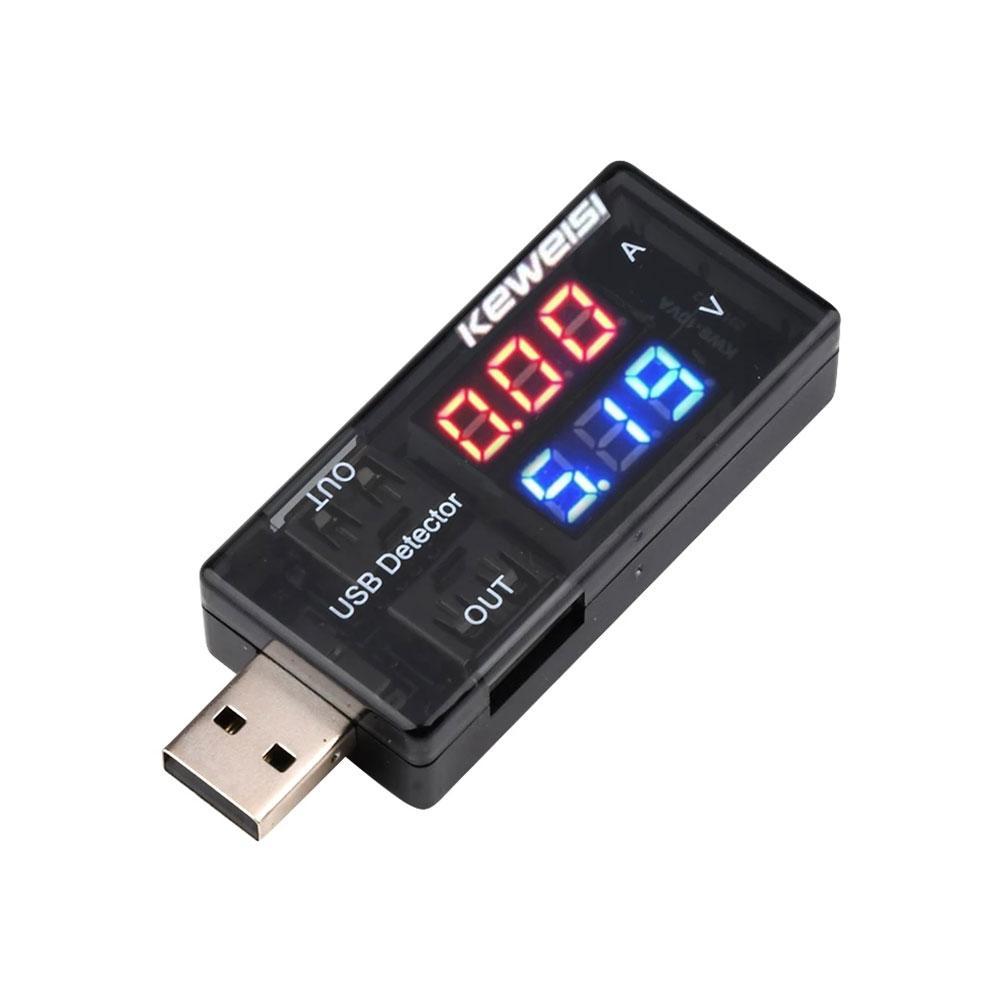 Usb Ammeter Tester - Double tension de courant USB numérique