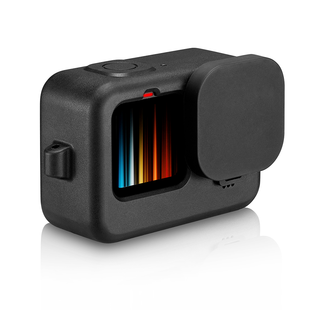 Étui en Silicone souple noir p - Gopro Action Camera Hero 12 Black avis et prix