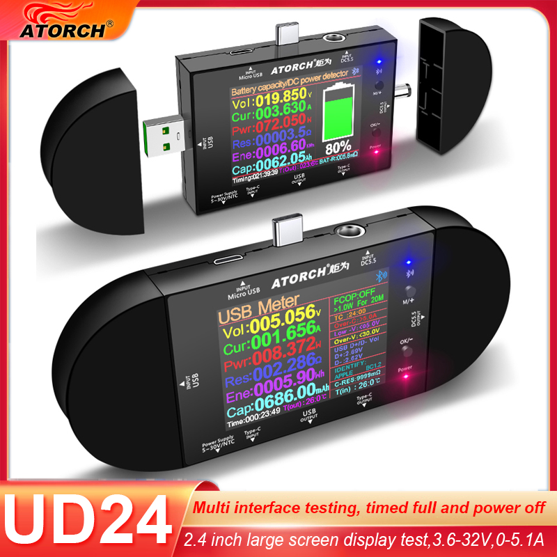 Testeur USB UD24 2,4 pouces, v - Usb Ammeter Tester avis et prix
