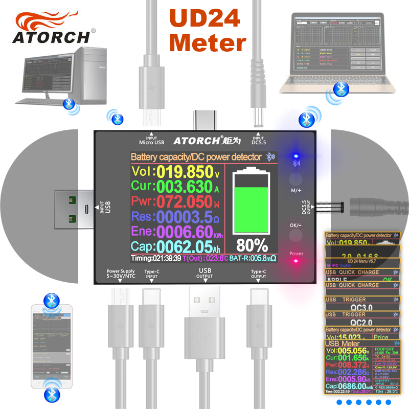 Testeur USB UD24 2,4 pouces, v - Usb Ammeter Tester avis et prix