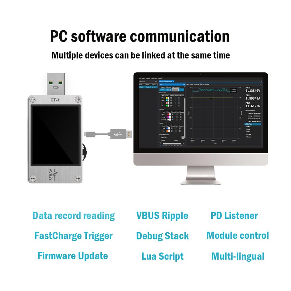 AVHzY USB 3.1 compteur de puis - Usb Ammeter Tester avis et prix