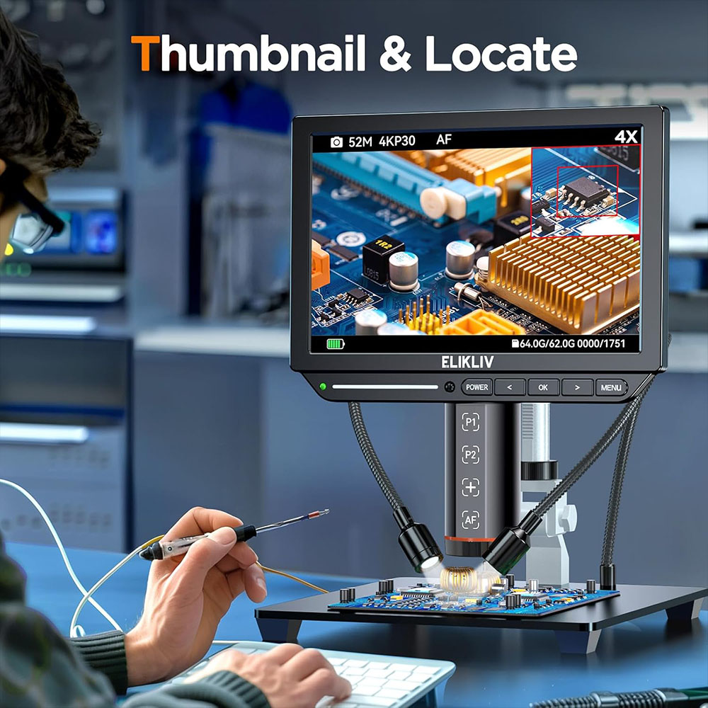 Elikliv Microscope numérique E - Electronics Repair Videos avis et prix