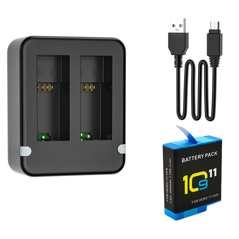 Double Port Slot Double charge - Gopro Action Camera Hero 12 Black avis et prix
