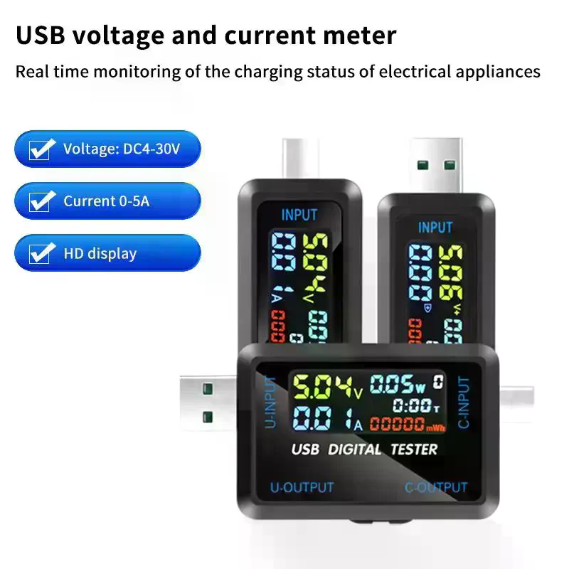Voltmètre USB Type C 10 en 1,  - Usb Ammeter Tester avis et prix