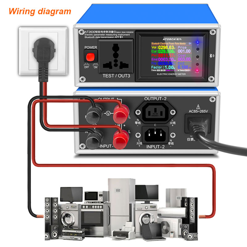 AT2630 AC ampèremètre voltmètr - Usb Ammeter Tester avis et prix