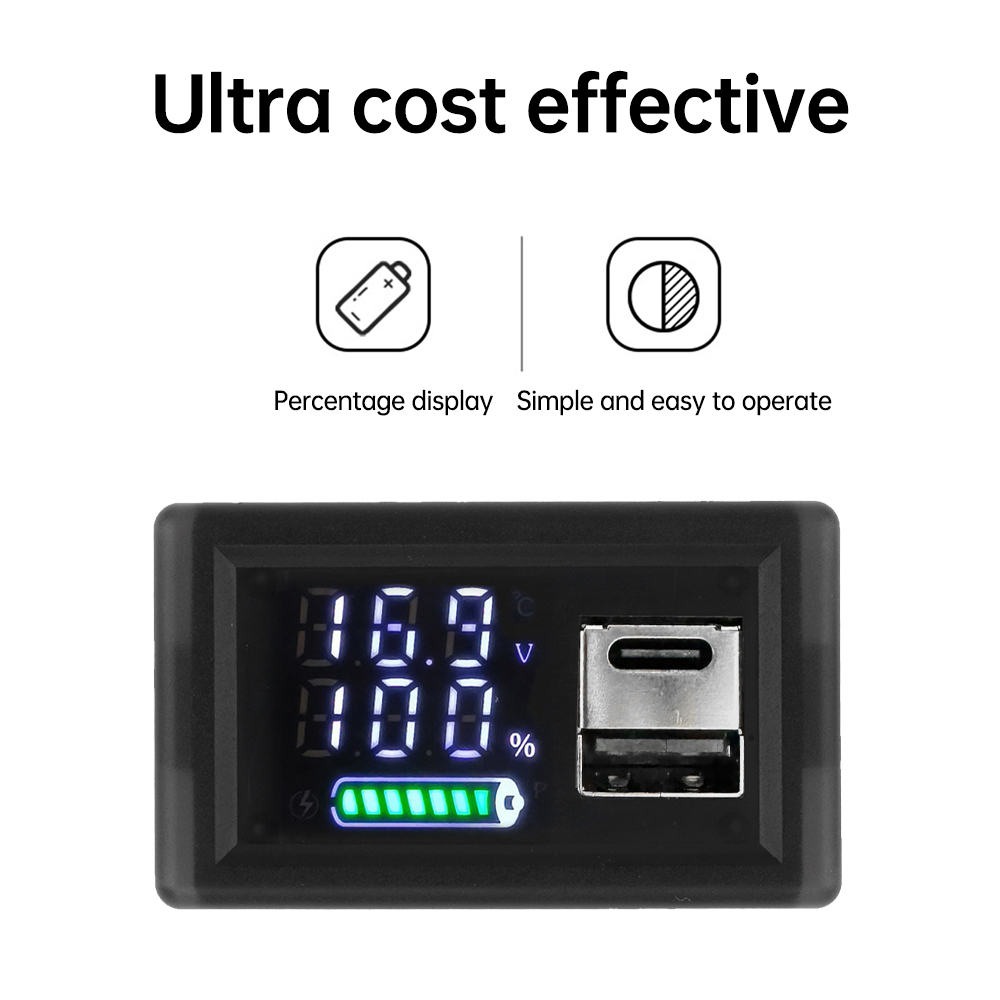 USB + type-c/double USB 9V 12V - Usb Ammeter Tester avis et prix